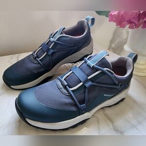 Rockport XCS Slip On Waterproof Hiking Sneakers Shoes Blue Gray Women 8M